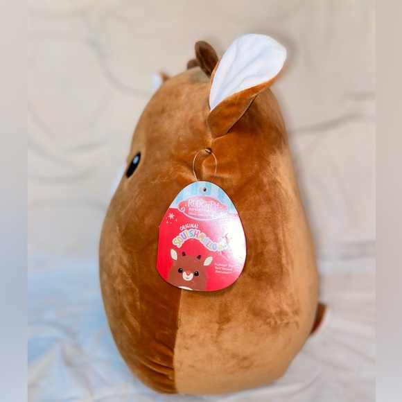 8” Rudolph the Red Nose Reindeer Squishmallows Holiday Christmas 2022 - Picture 5 of 7